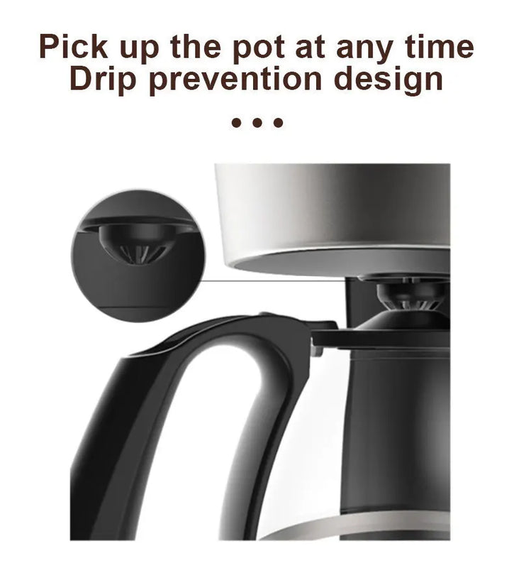 New American Coffee Machine Automatic 110v Drip Coffee Machine American Milk Tea Machine Coffee Pot