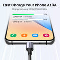 [2 Pack] UGREEN 3A USB Type C Cable For Xiaomi Samsung S25 S24 Fast Charging USB Data Cable 18W For iPhone 17 16 iPad Poco USB C