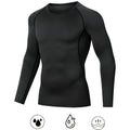Men's fitness suit, sports breathable training quick drying underwear suit, compression comfort warm suit