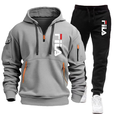 Autumn and winter men's hooded sweatshirt+casual pants | SAMAG
