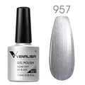 VENALISA Non Cleansing Topcoat Nail Art 7.5ml Soak off Base Coat Foundation No Wipe Top Coat Nail Gel Funny Bunny Gel Varnish