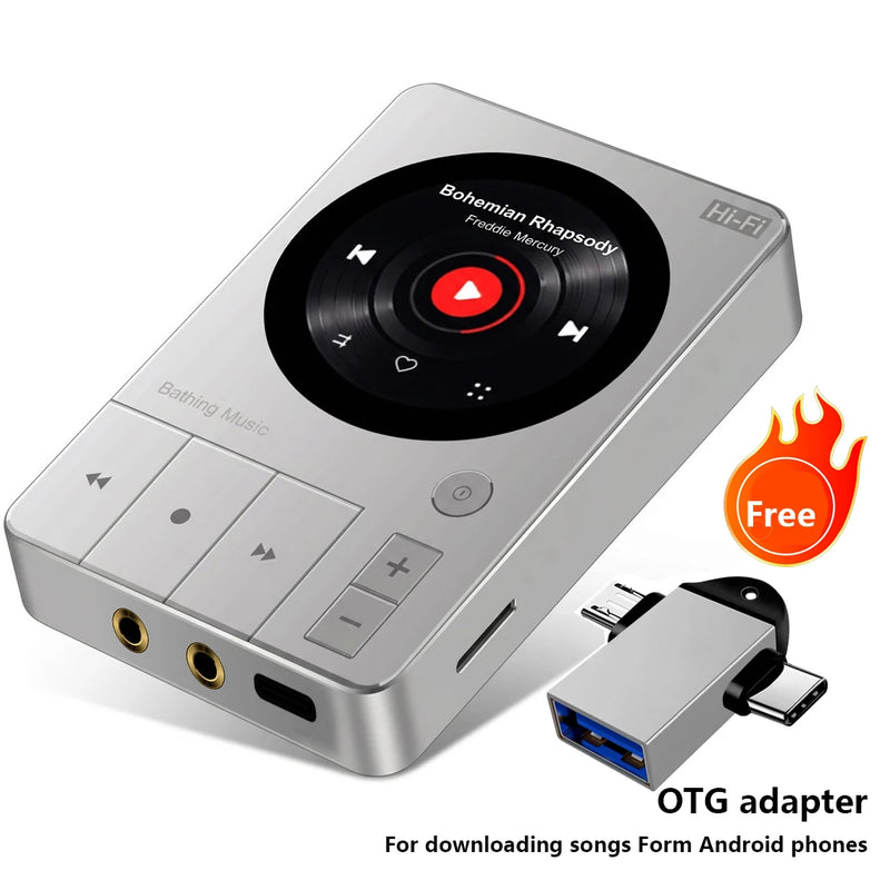 2026 New Retro Piano Key HiFi MP3 Player DSD256 Lossless Music ESS9018 DAC Bluetooth 5.3 Audiophile Student Outdoor Travel