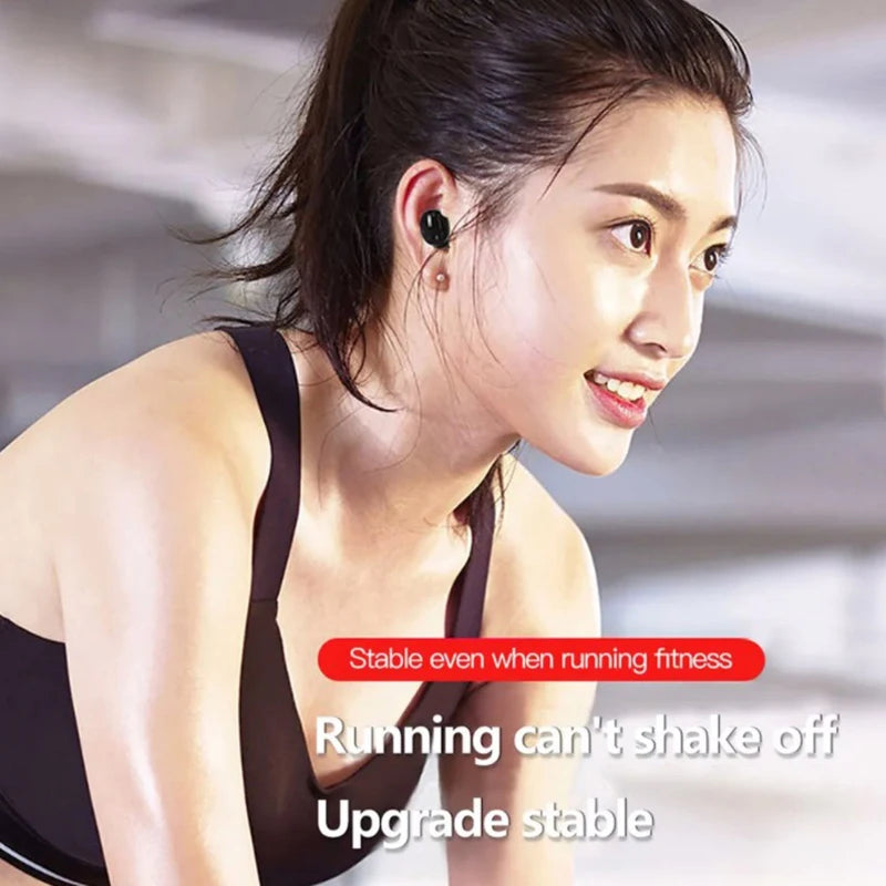 1Pc Wireless Bluetooth-compatible 5.0 Earphone In Ear Sport With Handsfree Headset All Phone Headphones