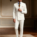 Fashionable Single-Breasted Men's Suit Set For Wedding Formal Business 2PCS Men's Suit Set Including Jacket Vest Pants Customize