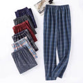 Men's Stylish Summer Pajama Pants, Thin Home Pants, Loose Breathable Air-Conditioned Pants with Elastic Waist