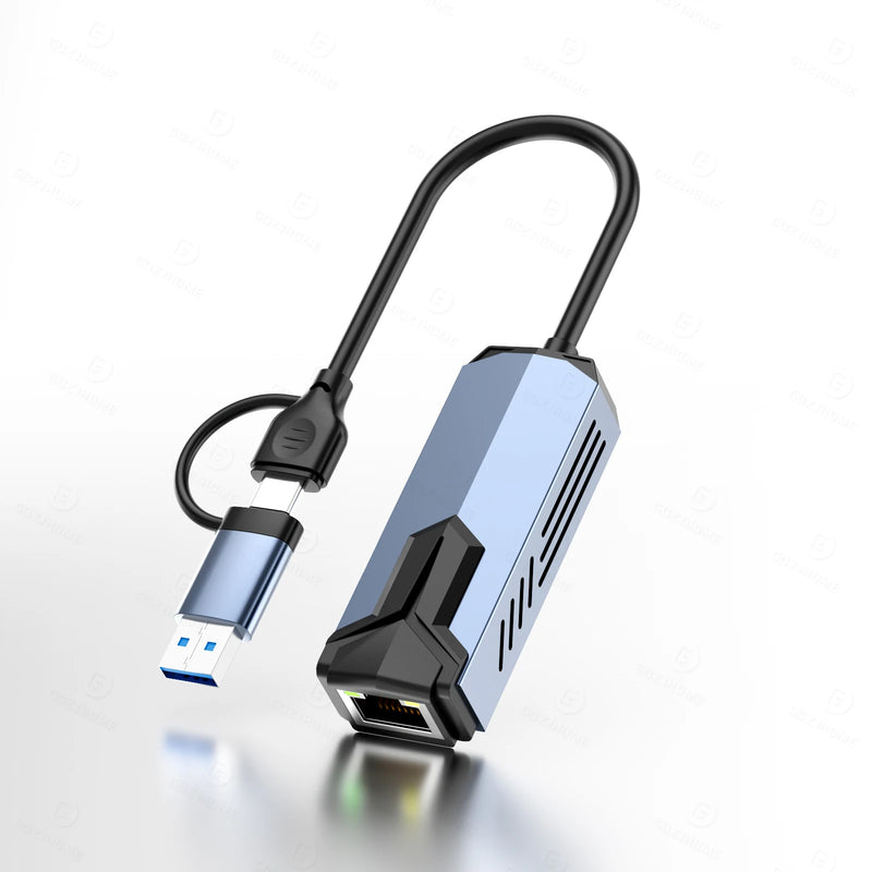 5000Mbps USB Network Card 5Gbps High Speed Wired Adapter USB3.0 Type - C to RJ45 Ethernet Converter HUB - Visuel 10 | SAMAG