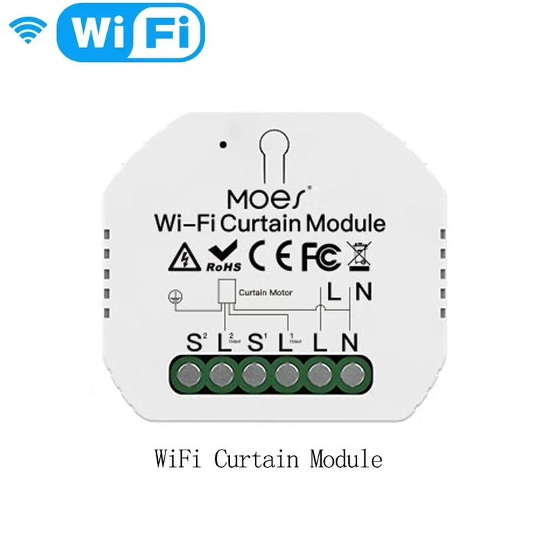 MOES Tuya Smart ZigBee WiFi Switch Module Dimmer Curtain Switch Smart Life App Remote Control Alexa Google Home Voice Control