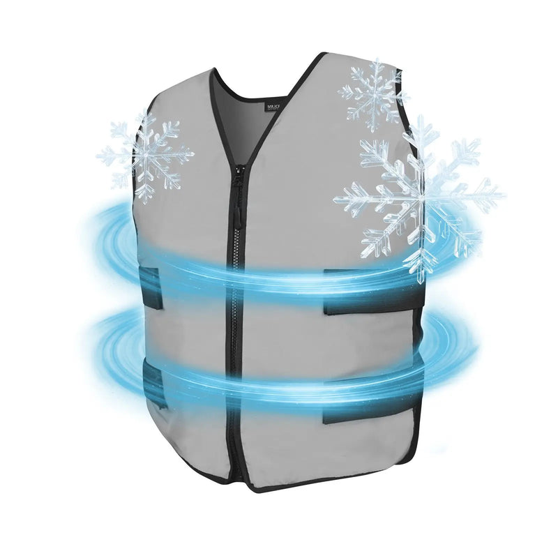 Cooling Vest Ice Pack Adjustable Weight Heat Relief Outdoor Sports Running High Temp Work Lightweight Comfort Portable Practical