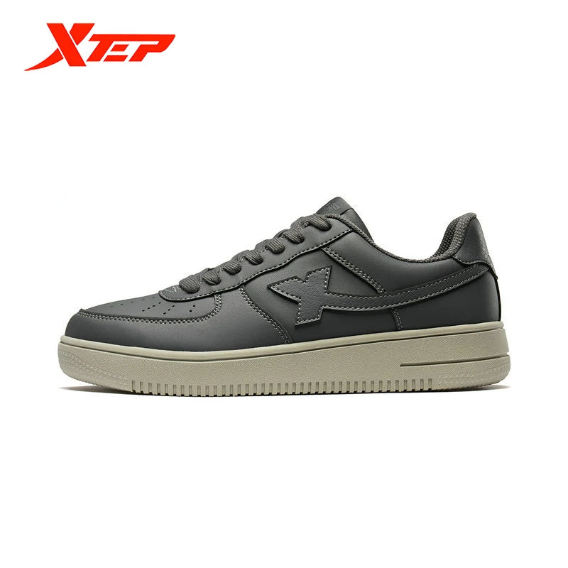 Xtep Women Men Skateboarding Shoes Non - Slip Casual White - View 7 | SAMAG