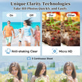 4K Digital Camera for Photography and Video Autofocus Anti-Shake 48MP Compact Vlogging Camera 3'' 180° Flip Screen with Flash