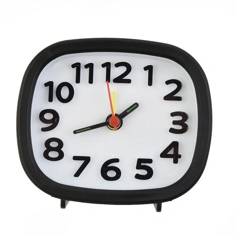 AA Battery Alarm Clock Clock Clock Clocks Operated Silent Bedside Clocks Alarm Battery No Tick Silent Bedside Clocks