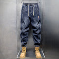 Men Harem Jeans Loose Hip Hop Trousers Washed Denim Man | SAMAG