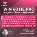 AULA WiN 60 Magnetic Axis Keyboard RT Custom Mechanical Wired Connection for Gaming with Webdriver for 8K Response Rate