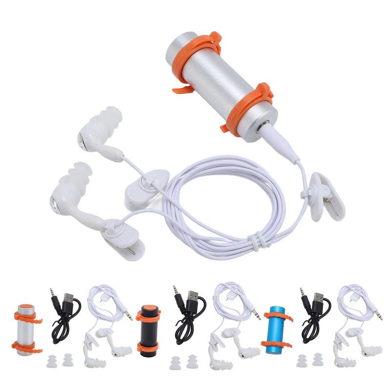 Swimming MP3 Player IPX8 Water Proof 8GB Swimming Music Player HIFI Portable Aluminum Shell for Diving