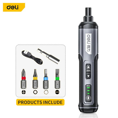 Cordless Electric Screwdriver Rechargeable 2000mah Lithium Battery Mini Drill 4V Power Tools Set Household | SAMAG