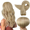 Full Shine Human Hair Weft Extensions Hair Bundles Ombre Blonde Color 100g Sew In Silky Straight Remy Skin Double Weft For Salon