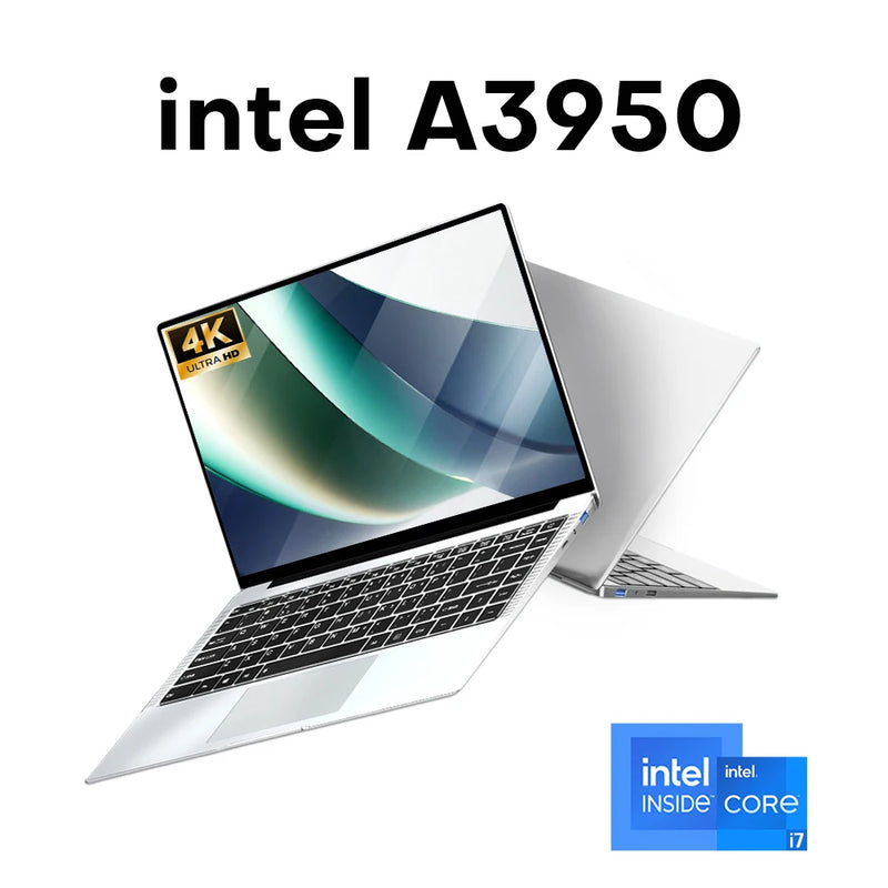 14.1"Laptop Computer Intel Core i7 9850H Atom 3950 Ultra slim Notebook PC 12GB RAM 1TB 2TB SSD Office Study 1920*1080 Windows 11