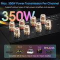 Nobsound VU3PRO Amplifier/Speaker Selector with VU Meter 2-IN-2-OUT Switcher Box