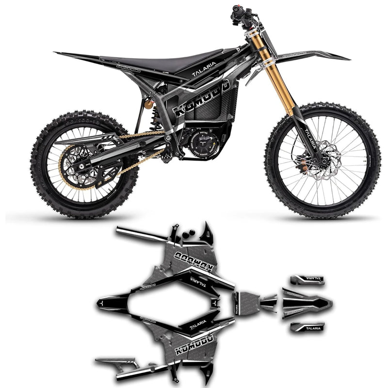 Electric Dirt bike Talaria Komodo Graphics thickened crystal plate decal body cover imitation scratch protection stickers