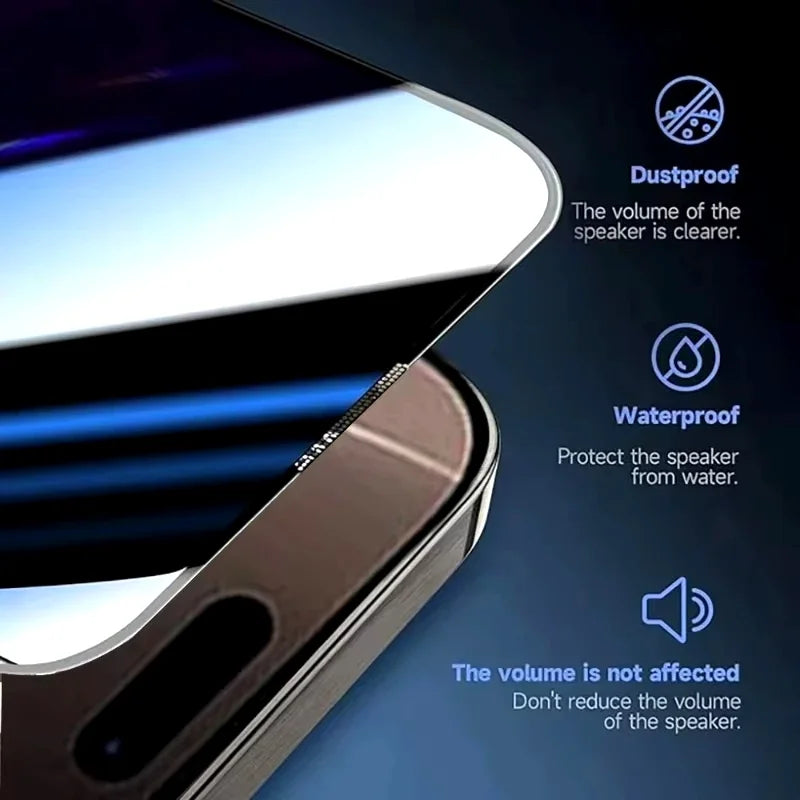1-4pieces For iPhone 17 Series Anti-Spy Oleophpbic For iPhone 17 Pro Max Screen Protector For iphone For apple 17 Pro Air Glass