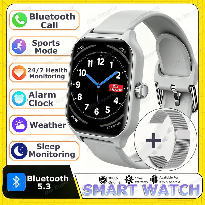 Outdoor Military GPS Smart Watch Men Waterproof Multiple Sport Mode Fitness HD Bluetooth Call Smartwatch Men Women Bracelet 2026