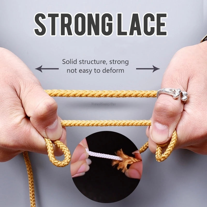 1Pair Outdoor Strong Round Shoelaces Sneaker Shoe laces High Top Walking Hiking Boot Laces Shoes Strings Quality Bold Shoelace