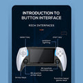 Game Console Project X Handheld Game Console 4.3 Inch HD Screen Portable Video Game Console Support Dual Player and Controller