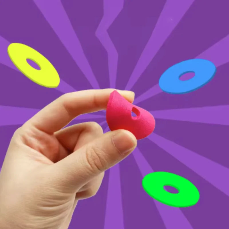 Interactive Cat Dog Toy Set with Colorful Flying Discs Pet Gun Launcher for Kitten Indoor Outdoor Training Chasing Fun