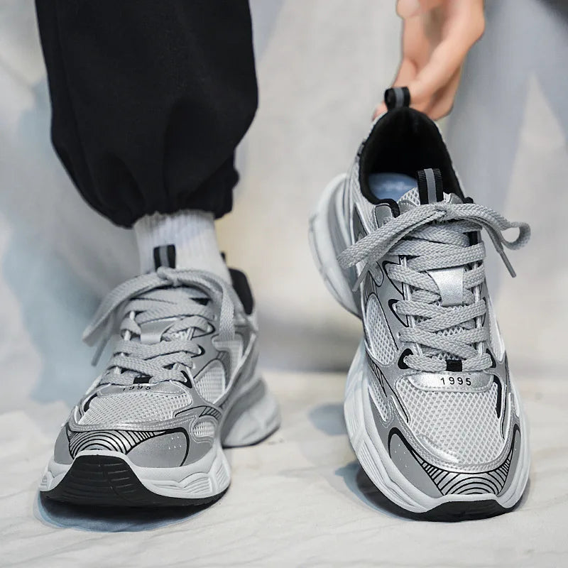 2026 New Versatile Trendy Men's Shoes, Breathable Dad Shoes, Casual Running Sports Shoes