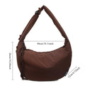 New Comfortable and Versatile Texture Hobo Bags Women Crossbody Bags Large Capacity Lightweight Casual Storage Bags Fashionable