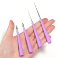 Diamond Reaming Needle Drill Grinding Shaped File DIY Enlargement Bead Hole Reamer Pearls Crystals Jewelry Jades Processing Tool
