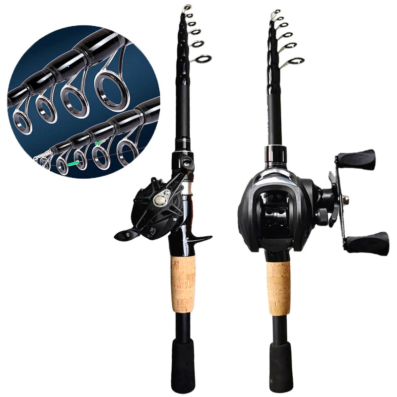 1.8-2.4m Casting Fishing Rod Combo Bait Weight 8g-25g | SAMAG