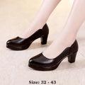 high quality leather shoe for women 6cm 8cm high heel platform point toe 32 33 34 elegant and fashion shoe black white silver