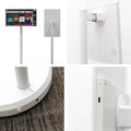 21.5 Inch Portable Smart Android TV with LED Backlight Mini Rechargeable Display Monitor with Rotatable Camera for Home Gym