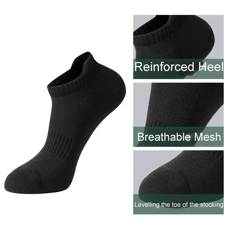 Pairs Cotton Ankle Socks Men Boat Short Sweat-absorbing | SAMAG