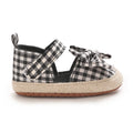 0-18 Months Girl Lattice Baby Princess Shoes Casual Anti slip Bow Four Seasons Preschool Children's Soft Sole First Walking Shoe