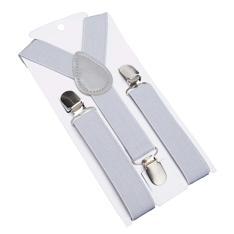 Kids Suspenders Soild Fashion Children Boys Braces Girls Adjustable Designer Belts Baby Wedding - Visuel 15 | SAMAG