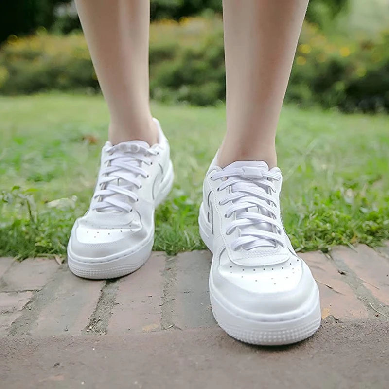 1 Pair No Tie Shoe Laces Elastic Laces for Sneakers Flat Shoelaces Without Ties Shoelace with Lock for Kids Adult Shoestrings