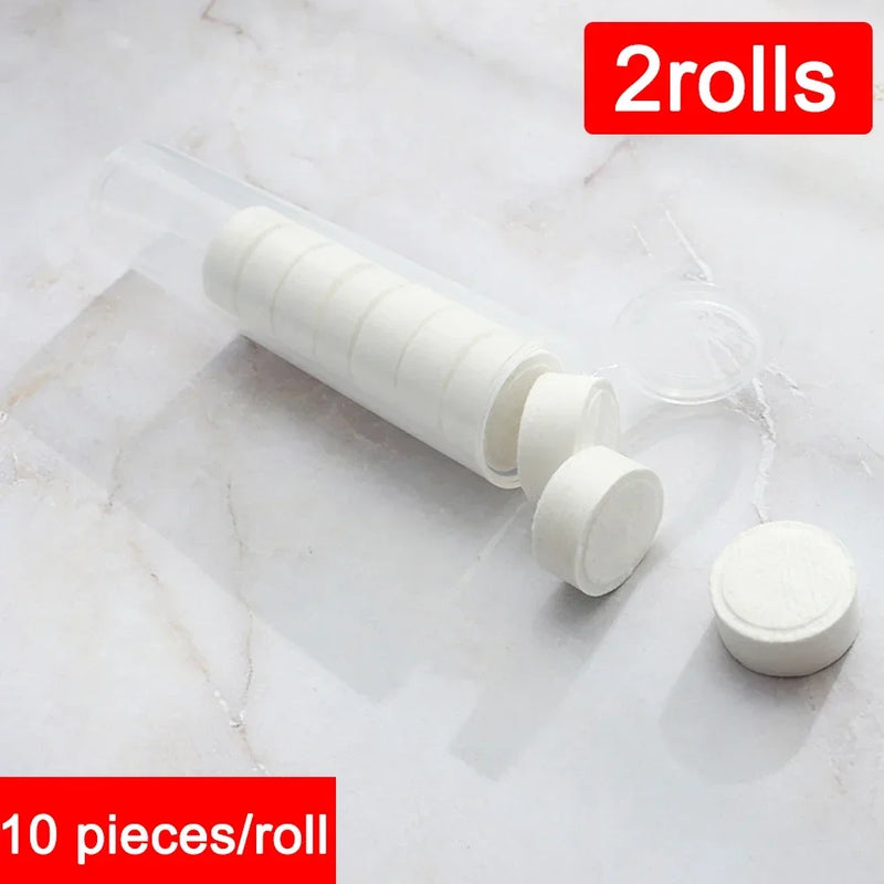 10/20PCS Compressed Towels Portable Travel Non-Woven Face Towel Outdoor Camping Hiking Disposable Towel Tablet Moistened Tissues