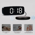 Super Loud Vibrating Alarm Clock with Bed Shaker Multifunctional Dual USB for Heavy Sleeper Deaf Hard of Hearing Snooze