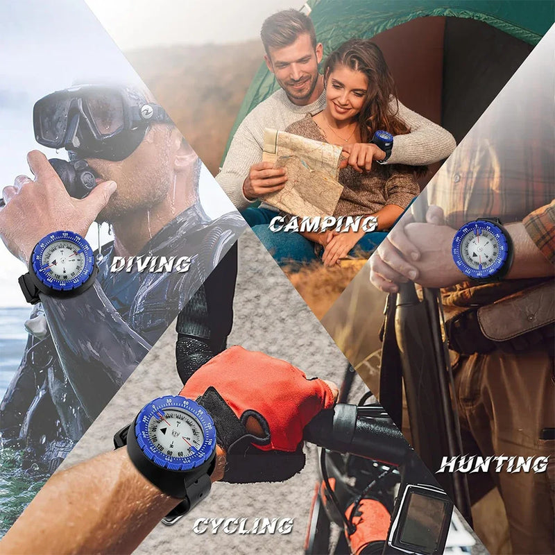 Underwater Navigation Compass 50m Professional Waterproof - View 4 | SAMAG