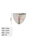 12pcs Round corner triple cornered metal corner protection edge hardware wooden box right-angle corner protection edge