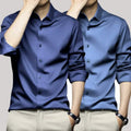 S-6XL Men's Long Sleeve Shirt Luxury Wrinkle Resistant | SAMAG