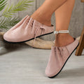 New Fashion Women Suede Mules Slippers Clogs Cork Insole Sandals with Arch Support Outdoor Beach Slides Home Shoes for Women