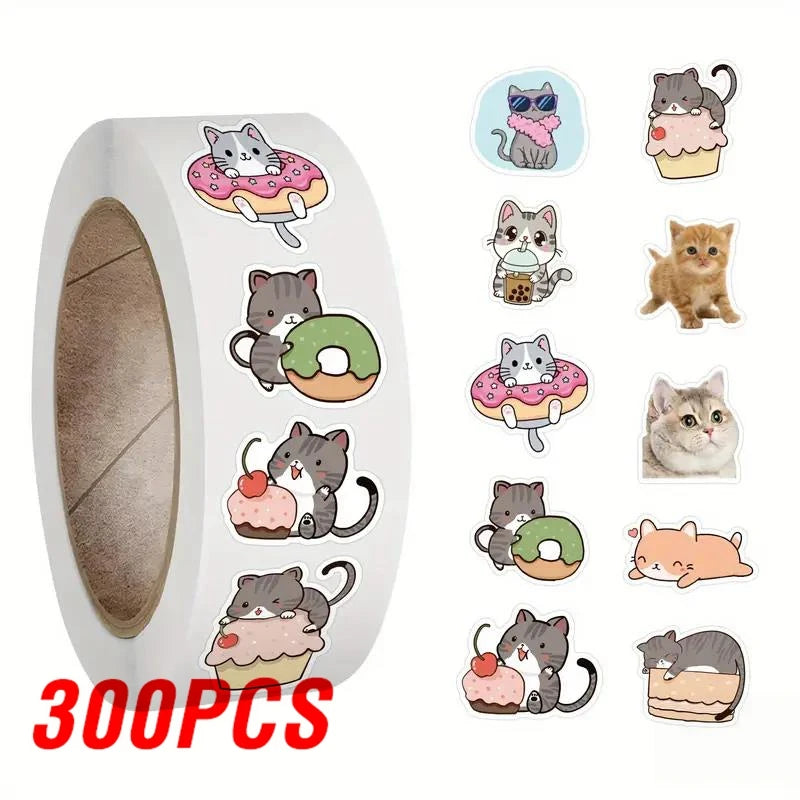 100 - Cute Cat Animal Reward Sticker New Kids' - View 8 | SAMAG