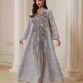 Zahraa Dubai Sequins Embroidery Luxury Woman Evening | SAMAG