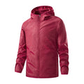JNLN Men Women Hiking Jackets Waterproof Sun Protective Windbreaker Unisex Camping Climbing Outdoor Rain Coat Portable Clothes