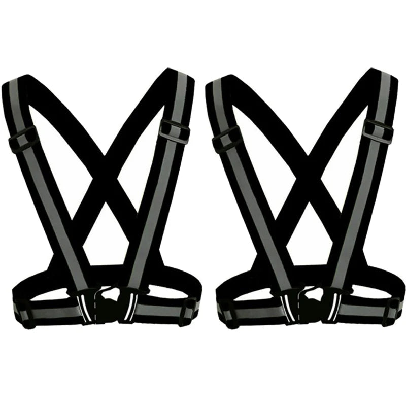 Unisex Night Running Suspender Reflective Suspenders For Men Women Colorful Adjustable Luminous Wide Braces Youth Sport Belt