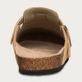 Litfun Classic Cork Clogs For Women Men Genuine Summer Clogs with Arch Support Cork Leather Home Mules Shoes Thick Beach Sandals