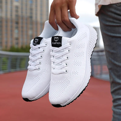 Women's Casual Flats Sports Shoes Mesh Breathable | SAMAG